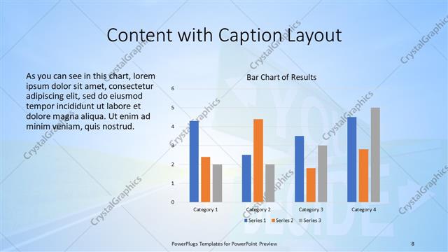 Content with Caption presentation slide layout
