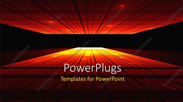  Presentation with futuristic - Two skyscrapers with alot of light inside them