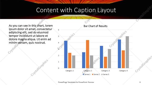 Content with Caption presentation slide layout