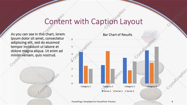 Content with Caption presentation slide layout