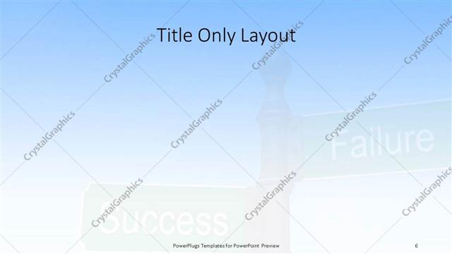Title Only presentation slide layout