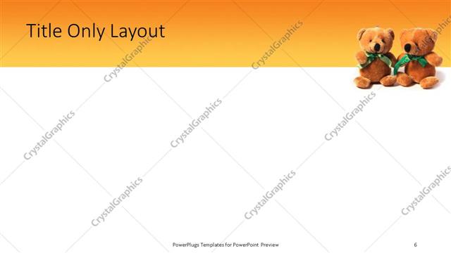 Title Only presentation slide layout