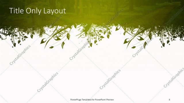 Title Only presentation slide layout