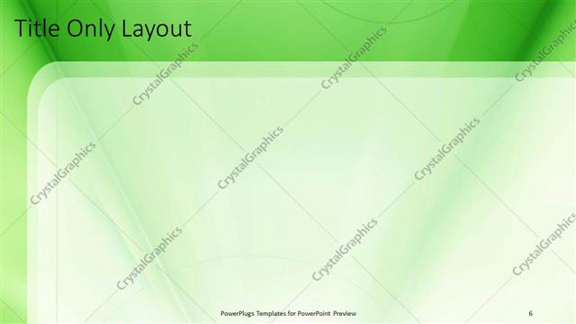 Title Only presentation slide layout