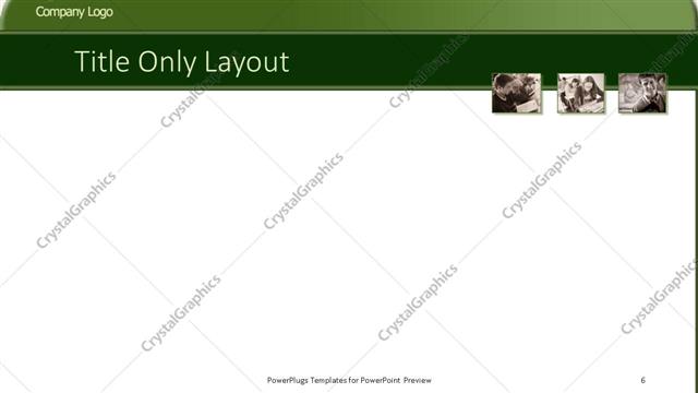 Title Only presentation slide layout