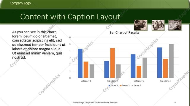 Content with Caption presentation slide layout