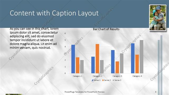 Content with Caption presentation slide layout