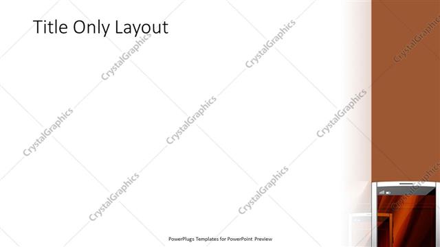Title Only presentation slide layout