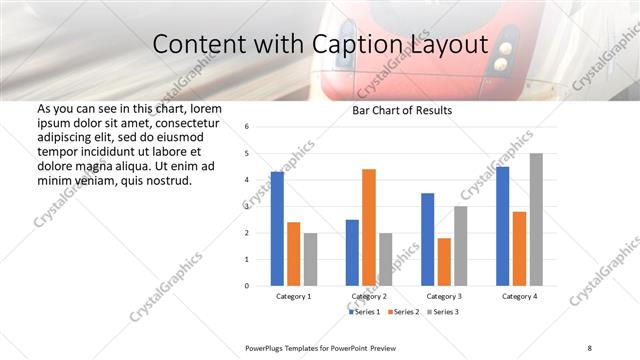 Content with Caption presentation slide layout