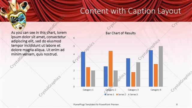 Content with Caption presentation slide layout