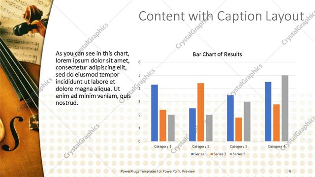 Content with Caption presentation slide layout
