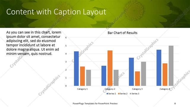 Content with Caption presentation slide layout