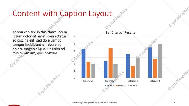 Content with Caption presentation slide layout
