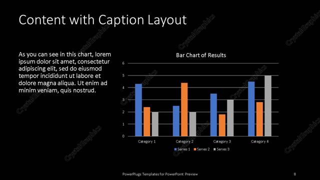 Content with Caption presentation slide layout