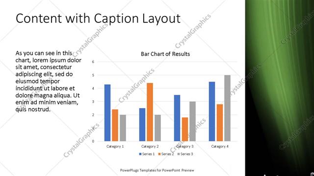Content with Caption presentation slide layout