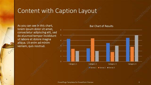Content with Caption presentation slide layout