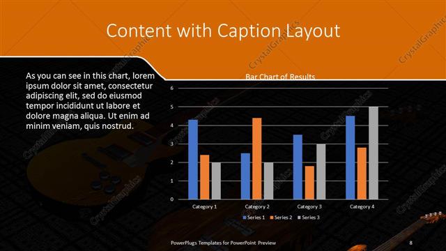 Content with Caption presentation slide layout