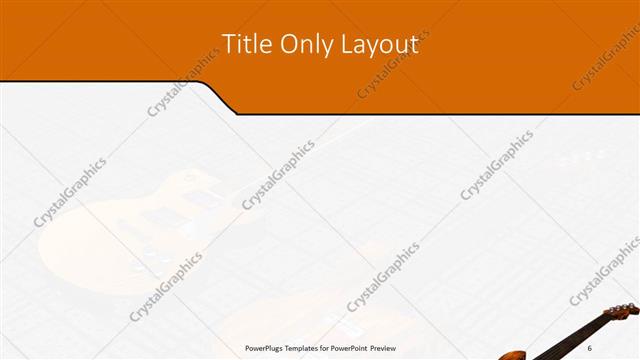 Title Only presentation slide layout