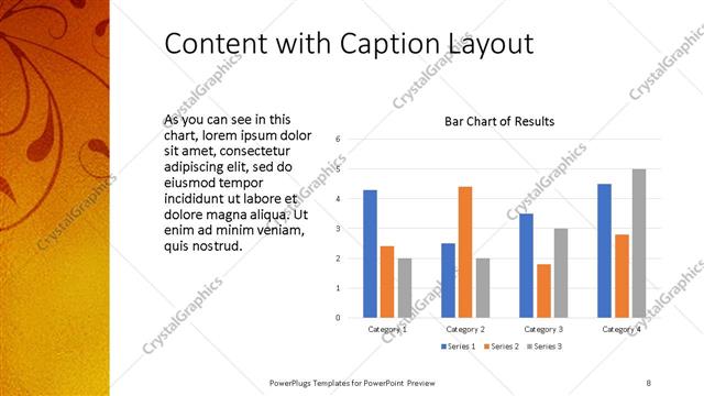 Content with Caption presentation slide layout