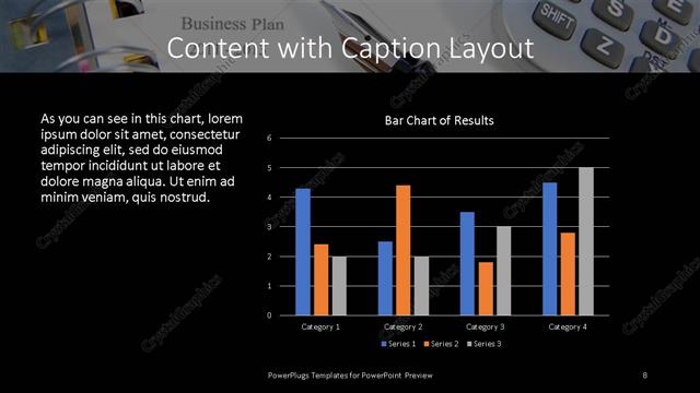 Content with Caption presentation slide layout