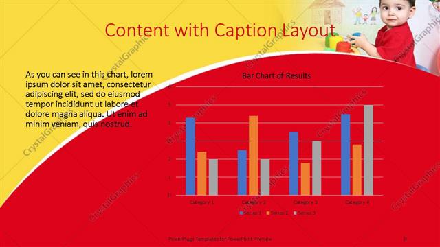 Content with Caption presentation slide layout