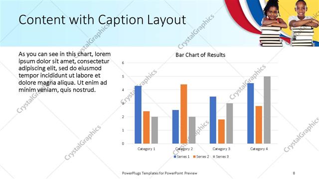 Content with Caption presentation slide layout
