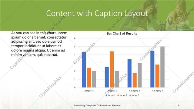 Content with Caption presentation slide layout