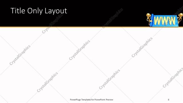 Title Only presentation slide layout