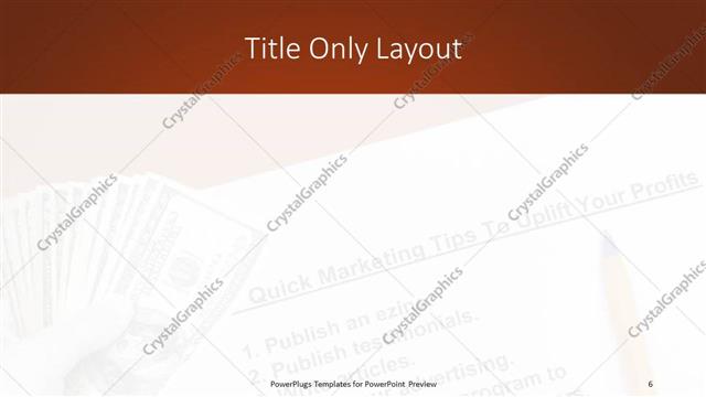 Title Only presentation slide layout