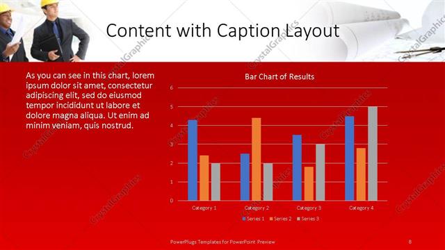Content with Caption presentation slide layout