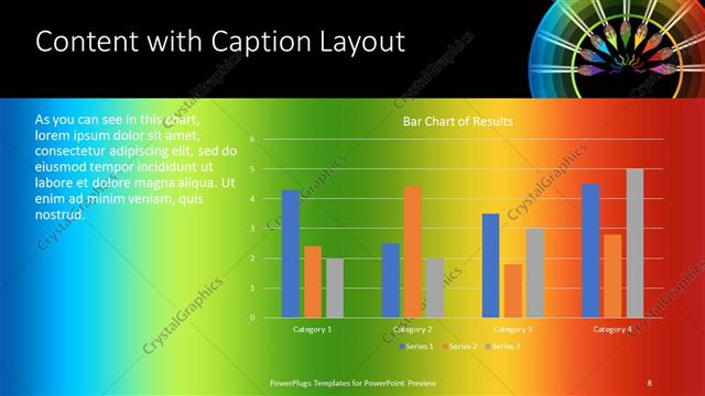 Content with Caption presentation slide layout