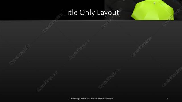 Title Only presentation slide layout