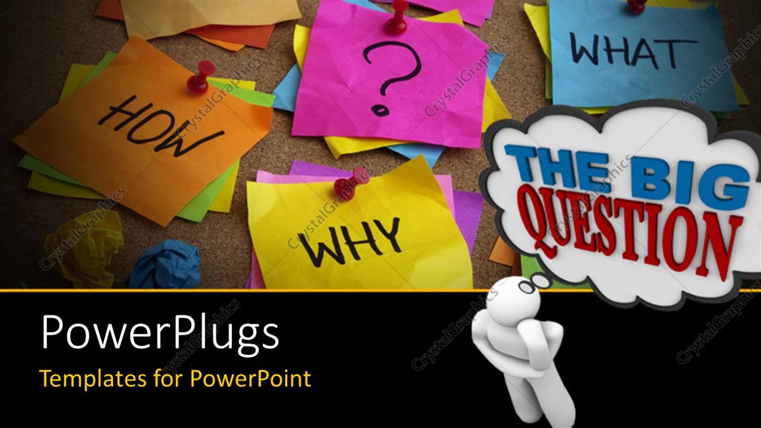 Featuring Uncertainty Brainstorming or Decision Making Concept