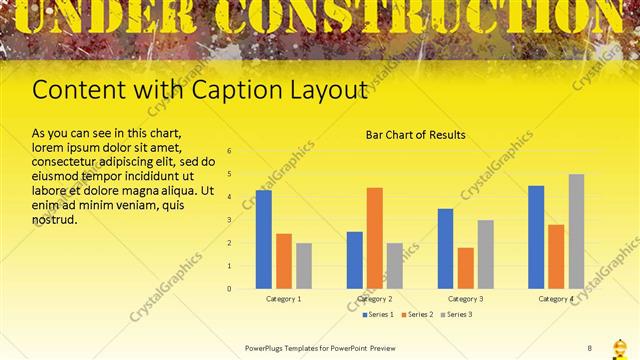 Content with Caption presentation slide layout