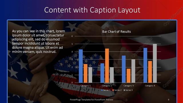 Content with Caption presentation slide layout