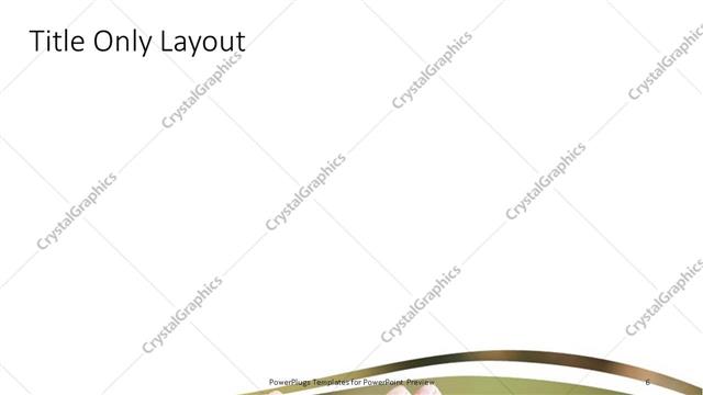 Title Only presentation slide layout