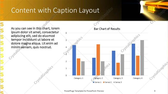 Content with Caption presentation slide layout