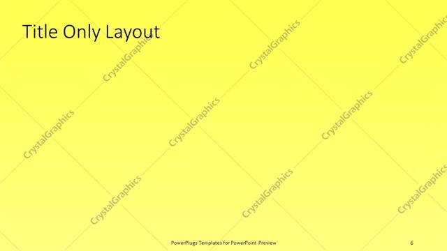 Title Only presentation slide layout