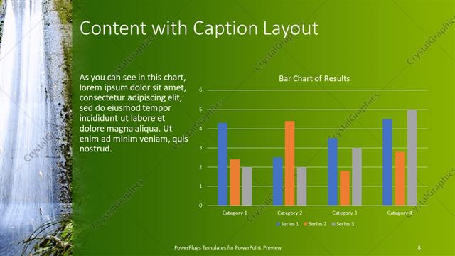 Content with Caption presentation slide layout