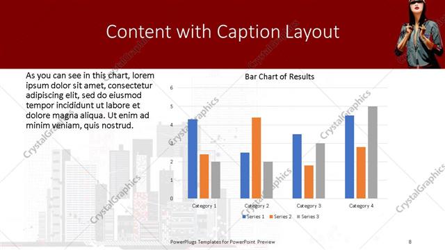 Content with Caption presentation slide layout