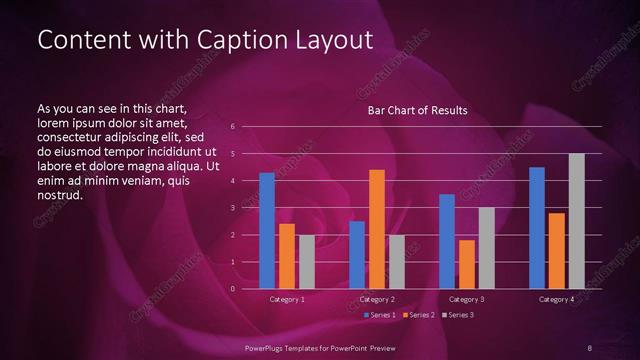 Content with Caption presentation slide layout