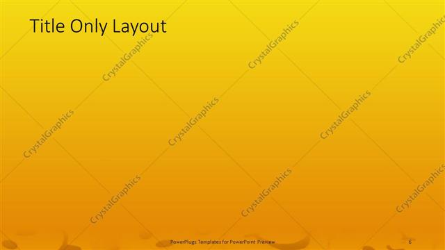 Title Only presentation slide layout