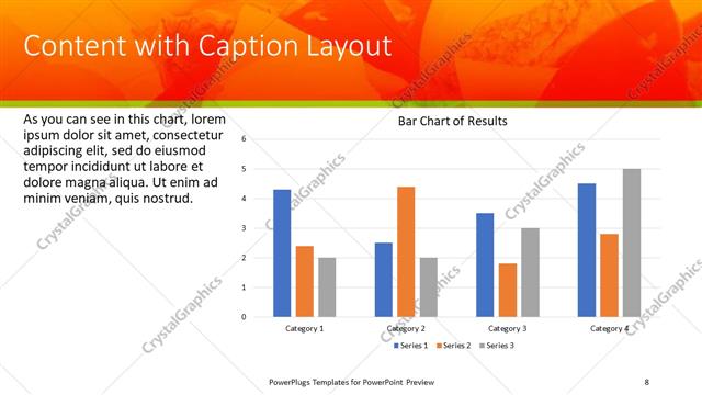 Content with Caption presentation slide layout