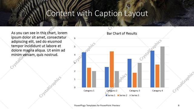 Content with Caption presentation slide layout