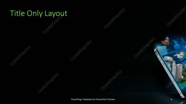 Title Only presentation slide layout