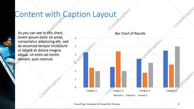 Content with Caption presentation slide layout