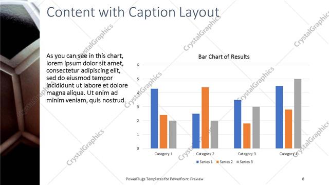 Content with Caption presentation slide layout