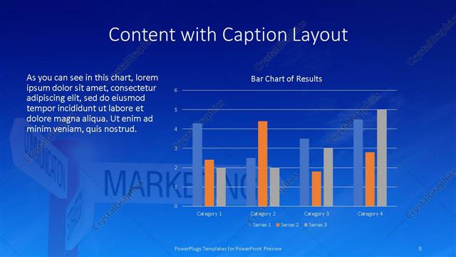 Content with Caption presentation slide layout