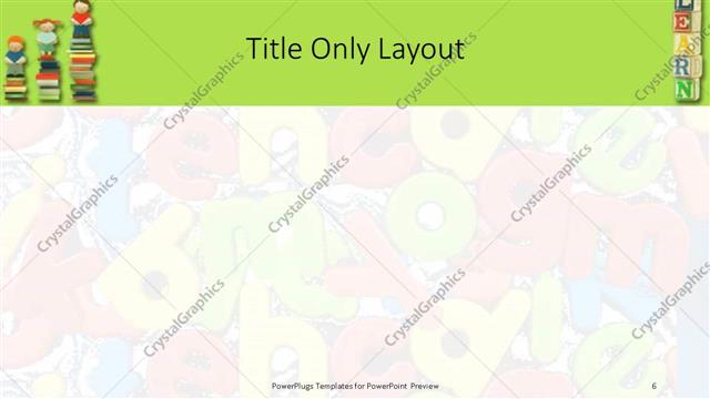 Title Only presentation slide layout