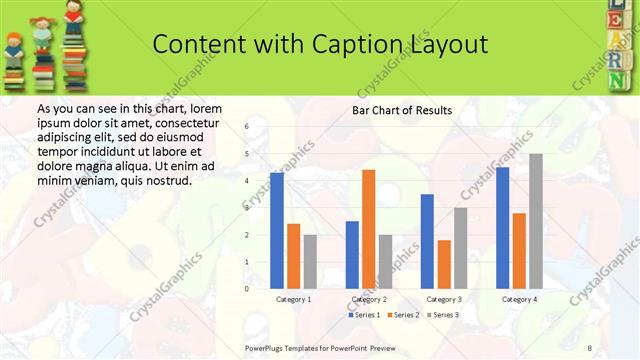 Content with Caption presentation slide layout